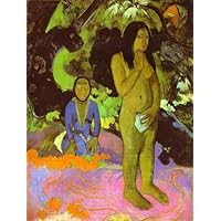 Amazon.co.jp: つの絵画 3 人のタヒチ人ポスト印象派原始主義